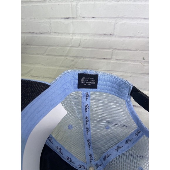 Cliff Raven Artwear Peacock Hardy Tattoo Embroidered Mesh Back Snapback Hat Cap - Picture 9 of 9